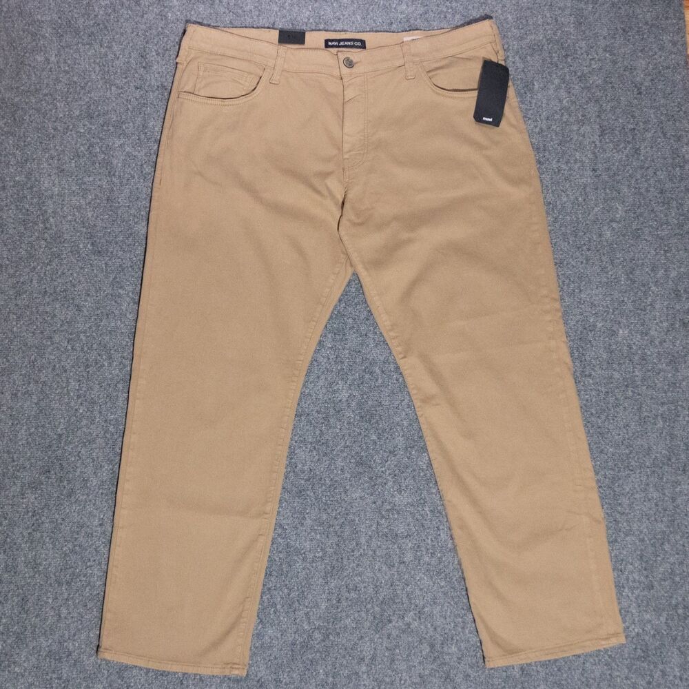 Mavi Jeans Matt Relaxed Straight British Khaki Twill Chino Pants 40x30 Stretch